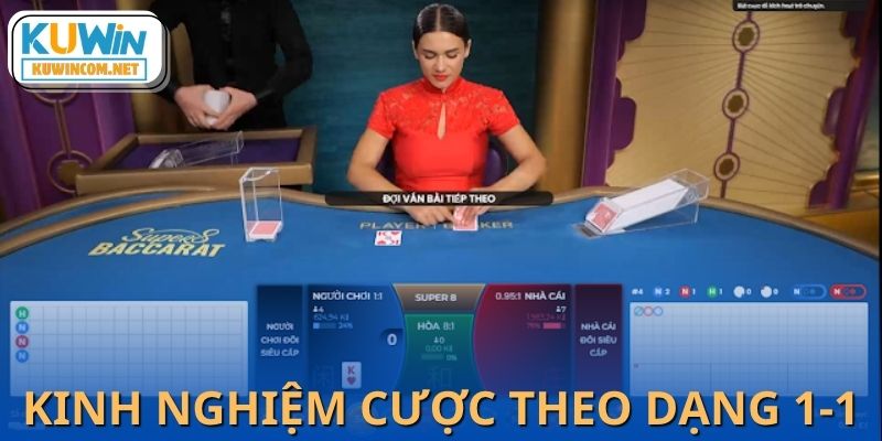 Bắt kết quả cược theo dạng 1-1